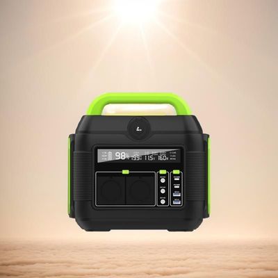 Batería de litio ternaria 576wh Estación de energía solar móvil portátil 600W para acampar y emergencia