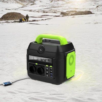 Batería de litio ternaria 576wh Estación de energía solar móvil portátil 600W para acampar y emergencia
