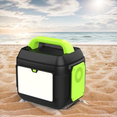 Almacenamiento de energía de 600W Fuente de alimentación móvil de emergencia con batería de 300W 200W y pantalla de cristal líquido
