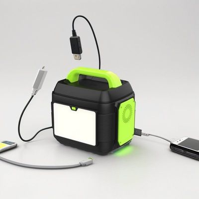 Almacenamiento de energía de 600W Fuente de alimentación móvil de emergencia con batería de 300W 200W y pantalla de cristal líquido
