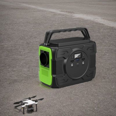 DC1 2 Salida 12V-16.8V/6A Estación de energía móvil portátil de 200W para oficinas y campings