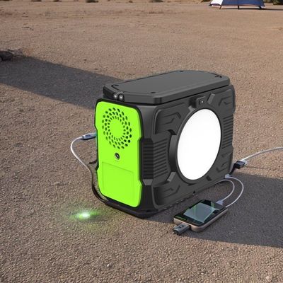 Estación de energía móvil con 5V/2.1A USB1/USB2 de exportación y 12V-16.8V/6A DC1 2 de salida