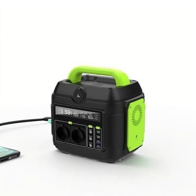 Solución de energía para camping al aire libre Estación eléctrica de 600W con batería de litio y salida S6