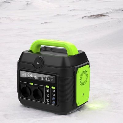 Solución de energía para camping al aire libre Estación eléctrica de 600W con batería de litio y salida S6