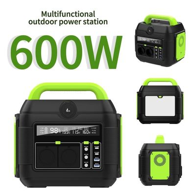 Estación eléctrica portátil de alta potencia de 600W 561wh con batería de litio ternaria de emergencia