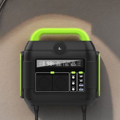 Color personalizable 600W 576wh Generador solar para el hogar 110V 220V para actividades al aire libre
