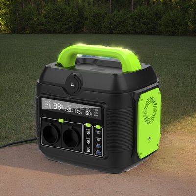 Color personalizable 600W 576wh Generador solar para el hogar 110V 220V para actividades al aire libre