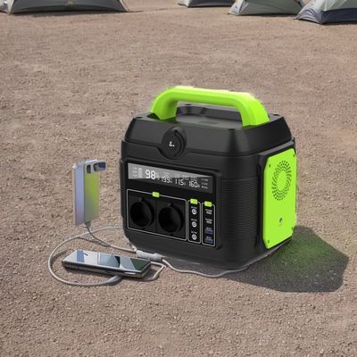 Color personalizable 600W 576wh Generador solar para el hogar 110V 220V para actividades al aire libre