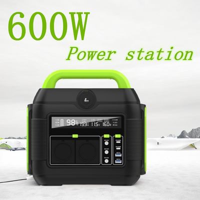 Estación de energía portátil Batería de litio Generador solar 600W 300W para todos Compatible