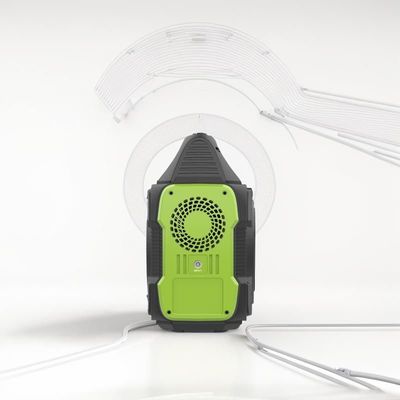 Estación eléctrica de 600W con batería de litio reciclable