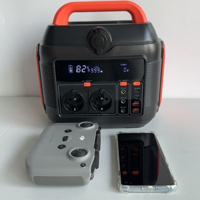 Generador de batería de litio portátil 600W/576wh para estaciones de energía RV de campamento al aire libre