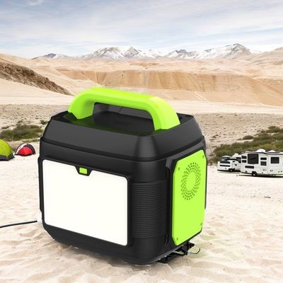 Color personalizable Estación de energía móvil portátil de 600W para el hogar RV de acampada al aire libre