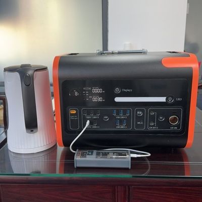 Generador solar portátil de 100V-120V/AC 220V-240V 2200W para actividades al aire libre en 2024