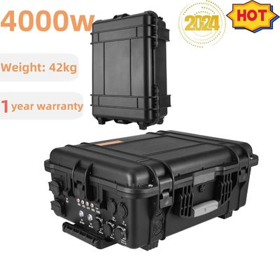 Generador solar portátil de gran capacidad de 3000W 4000W para RV y al aire libre Tiempo de carga de 6-7h