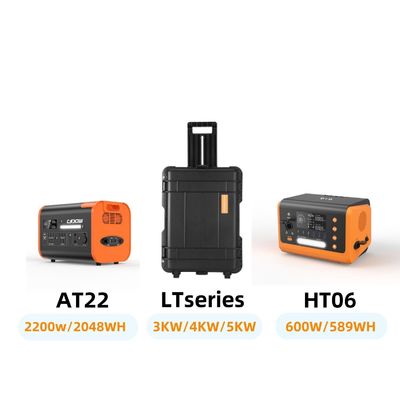 Generador solar portátil de 6000watt con batería de litio ternario y central eléctrica móvil