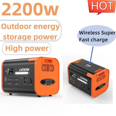 Un38.3/Msos Autenticación 2200W Estación de carga portátil 220V Generador solar para oficina