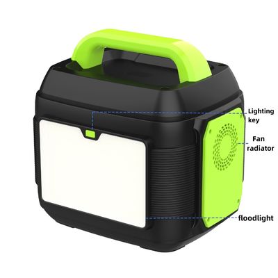 Potencia de emergencia de automóvil de 600W Potencia portátil Revelación de energía S6 Generador solar de acampada Potencia de respaldo