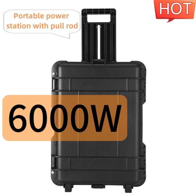 Generador solar portátil multifuncional de potencia máxima de 6000W para soluciones de energía al aire libre