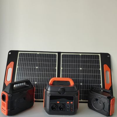 Generador solar portátil de 600W/576wh para viajes de campamento en familia al aire libre