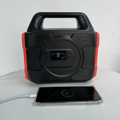 Color personalizable 300W Energía solar portátil 220V Fuente de alimentación móvil para emergencias al aire libre