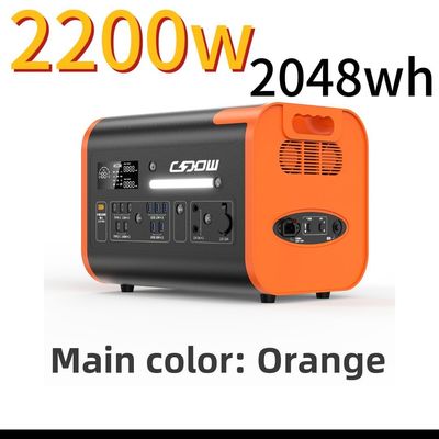 Fuente de alimentación portátil de carga rápida de 1500W con pantalla y estación de energía móvil UPS de 1800W