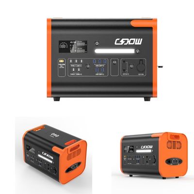 2048wh 2200W Estación de energía de almacenamiento de energía solar portátil con inversor de onda senoide pura