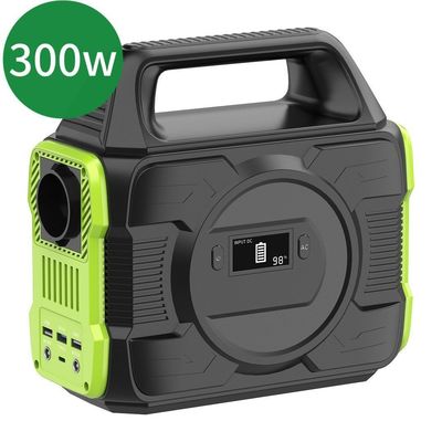 Batería de litio 300W 288Wh Estación de energía portátil multifuncional con pantalla LCD