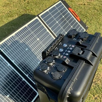 Generador solar portátil para el hogar con corriente de salida de CA 15A Max 4000 Watt Estación eléctrica