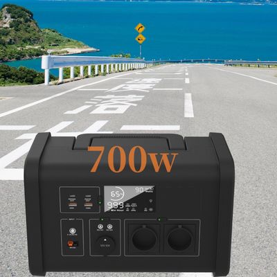 Generador solar de 700W Su mejor opción para camping al aire libre Estación de energía portátil