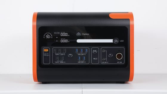 Estación eléctrica de emergencia exterior de gran capacidad 2200W 2048wh 40ah con USB 12W*3/18W*2