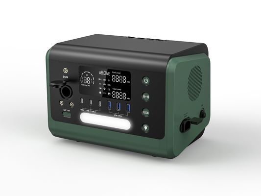 Almacenamiento de emergencia en espera Estación eléctrica portátil al aire libre de 600W con carga rápida 1 hora