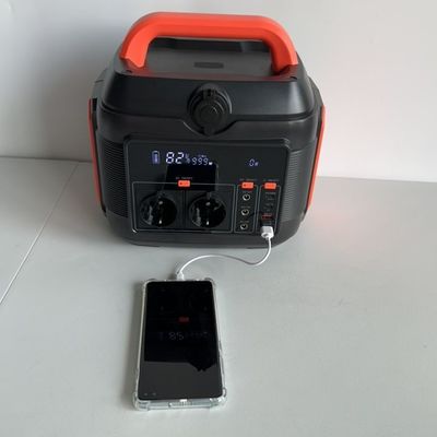 Banco de energía de emergencia Estación eléctrica portátil de almacenamiento de energía de 600 W con larga vida útil