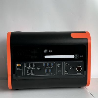 Instalación de energía solar portátil portátil de 800W Inversor de onda senoidal puro de 200W 2200W Emergencia al aire libre