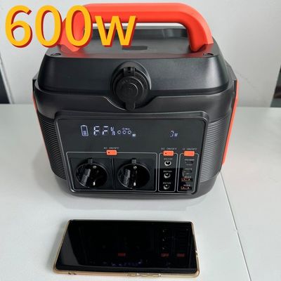 Estación de energía solar portátil de emergencia de 600W/576wh con batería de litio a preferencia