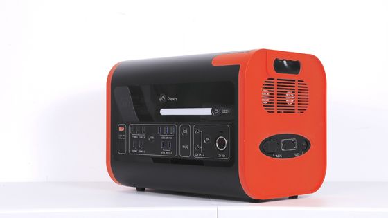 2200W40ah Carga inalámbrica Estación de energía de almacenamiento de energía solar en naranja caliente con negro