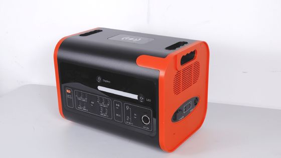 2200W40ah Carga inalámbrica Estación de energía de almacenamiento de energía solar en naranja caliente con negro