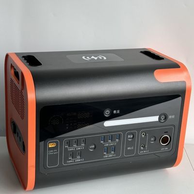 Venda una central eléctrica portátil de batería de litio de alta capacidad de 2200W para carga rápida