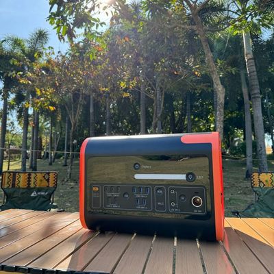 Generador móvil de 1000W cargador solar enchufe de salida de CA para central eléctrica al aire libre de 2200W