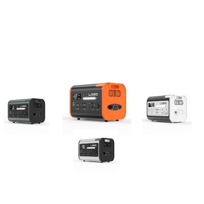 Estación de energía portátil UPS de 1500W/2200W/3000W con toma de corriente alterna en color naranja negro