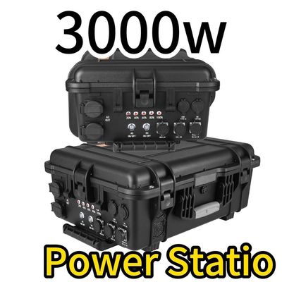 Potencia de salida 100-120V-3000W50Hz/60Hz Ajustable 3000wh 62.5ah Estación eléctrica portátil caliente