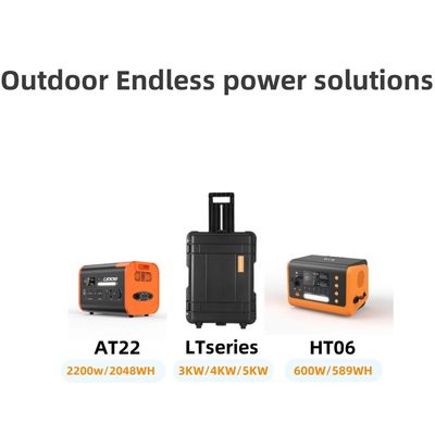 Potencia de salida 100-120V-3000W50Hz/60Hz Ajustable 3000wh 62.5ah Estación eléctrica portátil caliente