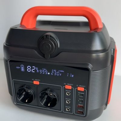 Fuente de alimentación con batería de litio de 600W para el mercado Aii USB Tipo C Salida CC y CA