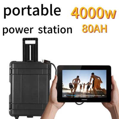 4000W80ah/UPS Sistema BMS de onda senoidal pura con batería para solución de energía portátil