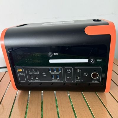Vida útil 2000 veces 600W Almacenamiento de energía para el hogar Generador solar de 2200W Estación de energía portátil