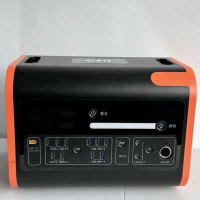 Estación de energía portátil 2200W Pure Sine LiFePO4 UPS Batería de respaldo para acampar al aire libre