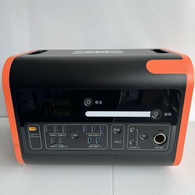2200W 2048wh Estación de energía portátil para la carga de paneles solares al aire libre en casos de emergencia