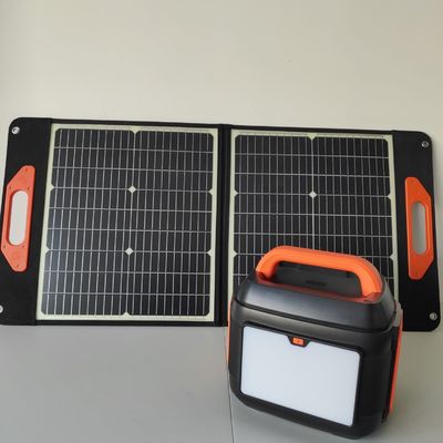 Estación de energía móvil al aire libre con 600W de carga de paneles solares y salida de onda sinusoidal