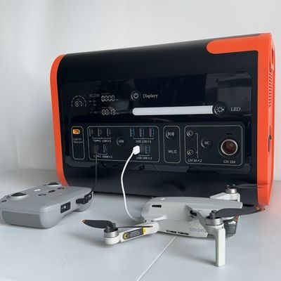 51.52V/40ah Capacidad de la batería 3500W Producción de energía constante Estación de energía solar para exteriores