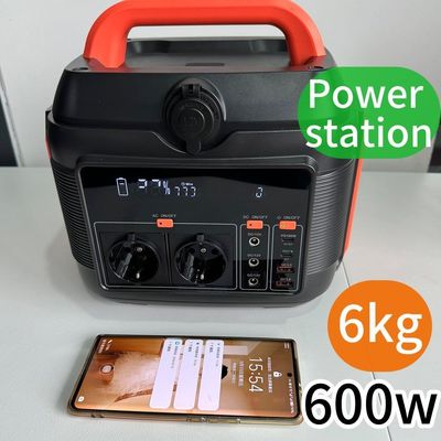 Estación eléctrica portátil de tecnología de almacenamiento de energía de 600W/1000W/1200W con batería de litio