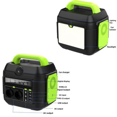 Direct Outdoor Camping Potencia móvil Estación eléctrica portátil Tiempo de carga 5,5-7h